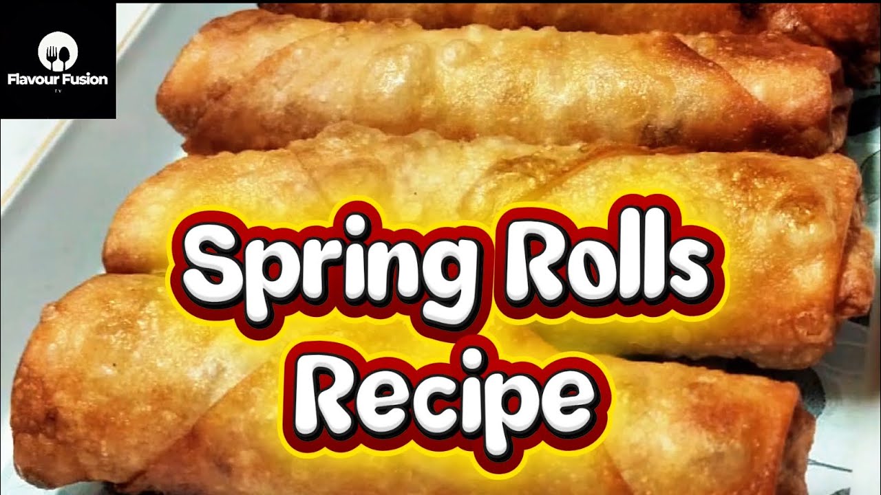 Chicken Spring Rolls - (Make & Freeze) Recipe By Flavourfusion | Chicken Veg Rolls | Ramzan Special 