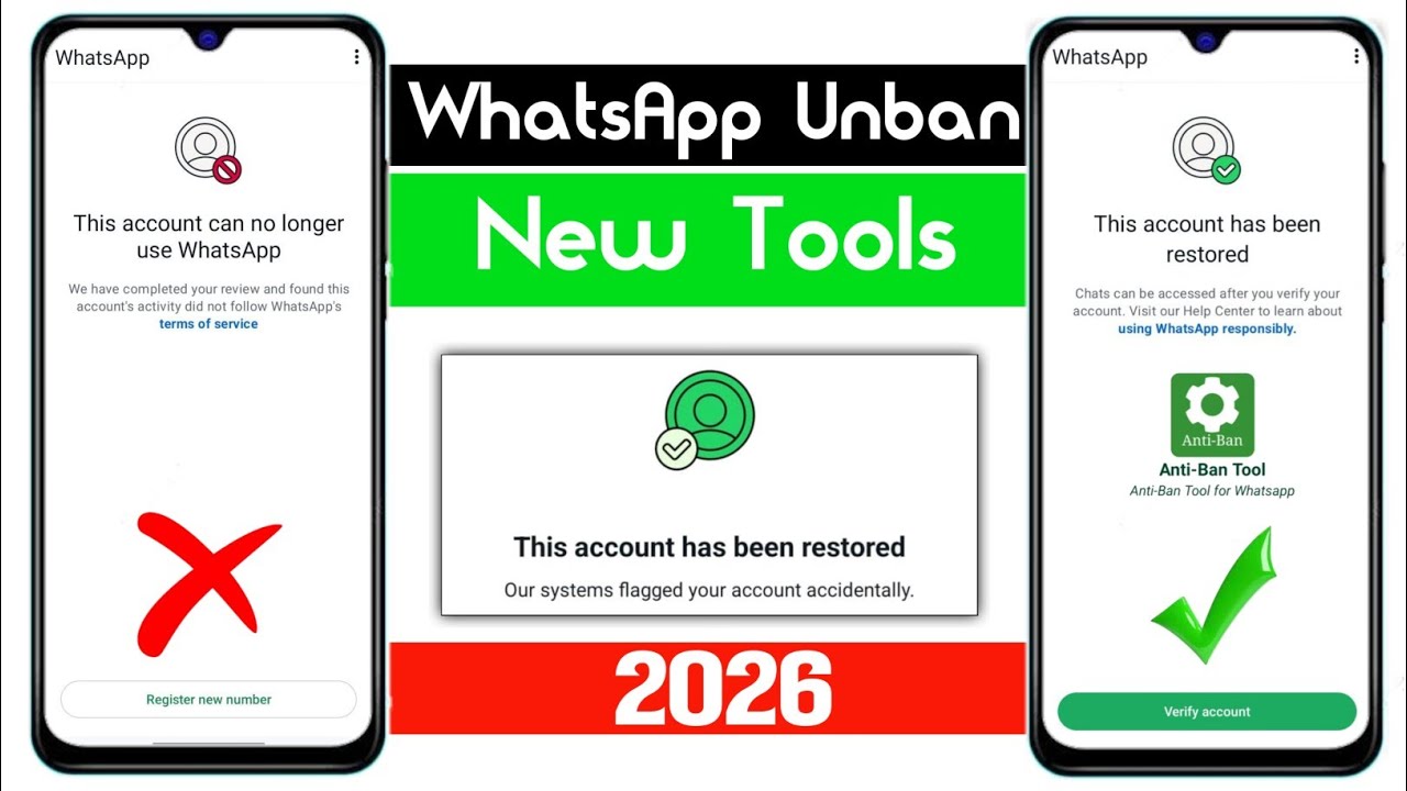 Live Proof 🔴 | Whatsapp Ban Problem New Solution 2026 | How to Unban WhatsApp account 2026