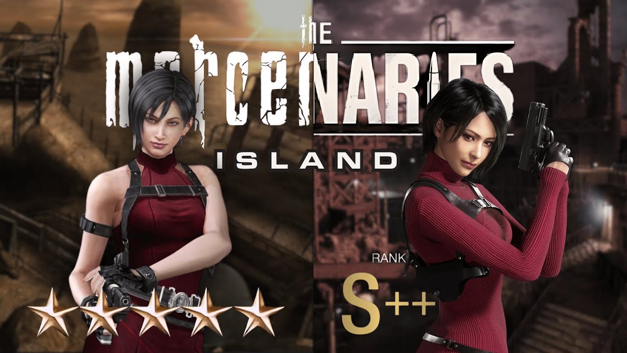 Resident Evil 4: The Mercenaries (2005 & 2023) - ADA 5 Stars & S++ Rank - ISLAND