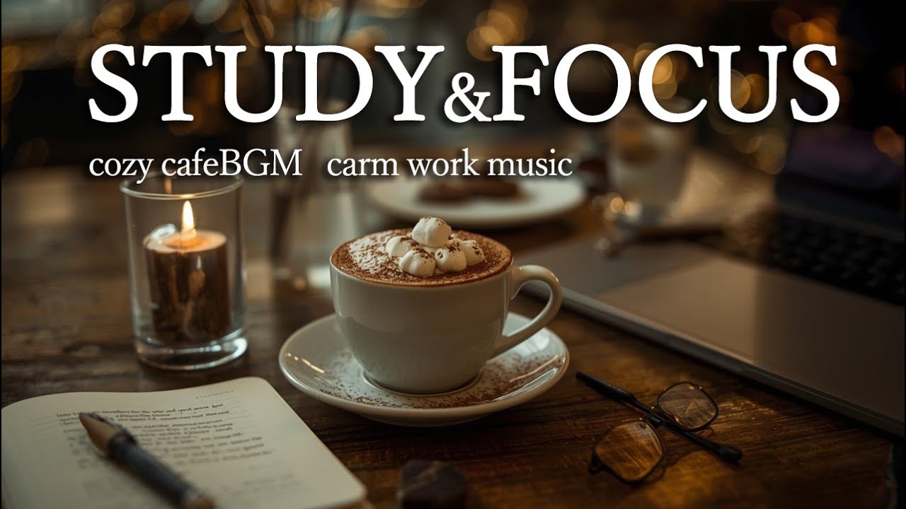 【デスクワークが快適になる作業用BGM】4 Hours Cozy Cafe Jazz for Studying & Working ☕📚【作業用BGM】