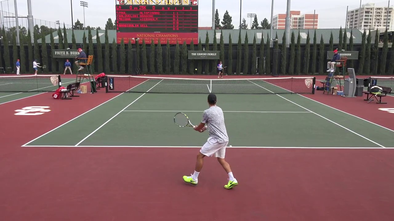 01 04 2017 Aragone (USA) Vs Kalovelonis (RUS) 1st Rnd USC 25K LA Pro Futures