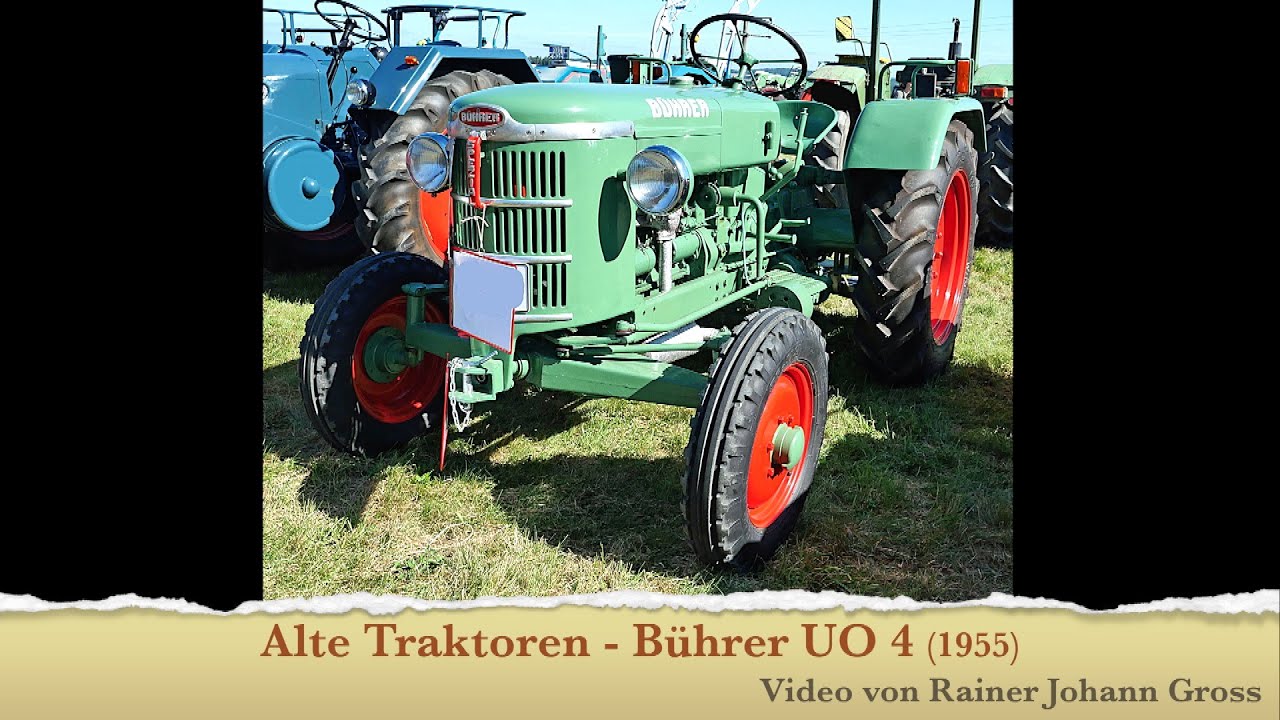 Alte Traktoren - Bührer UO 4 (1955)
