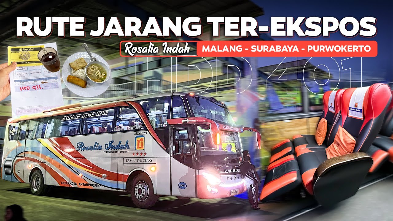 JARANG TER-EKSPOSE , Malang - Purwokerto Naik Bus Paling REKOMENDED DIJALURNYA !