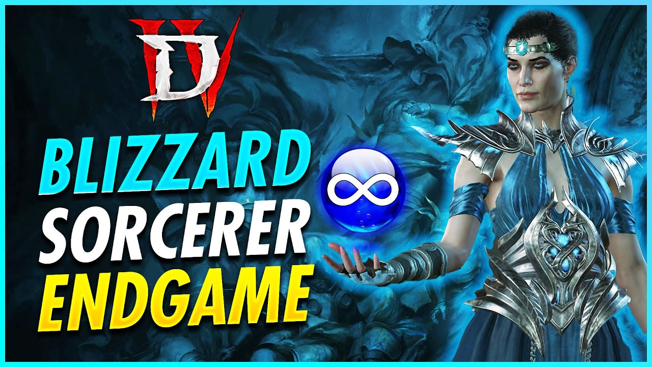 BEST Sorcerer Build Early Endgame Blizzard Guide Pit 100+ Diablo 4 Season 5