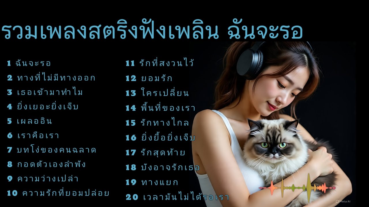 รวมเพลงสตริงฟังเพลิน ฉันจะรอ #ฟังเพลง 