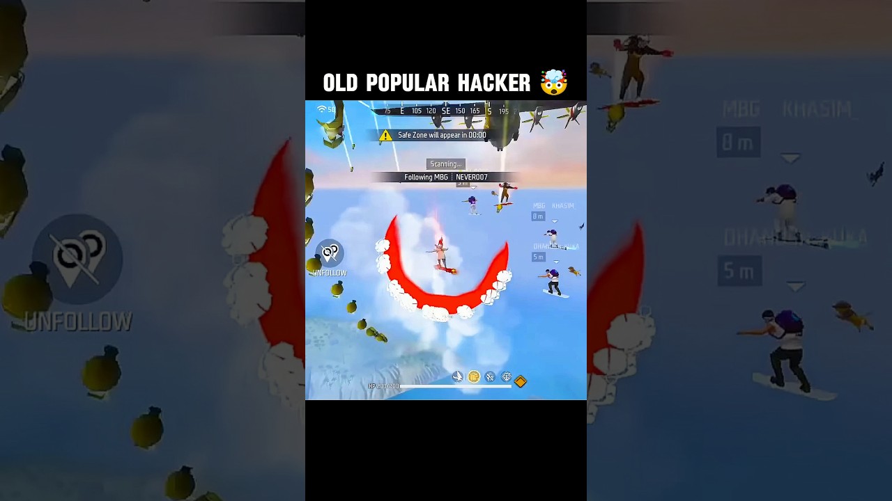IMPOSSIBLE 🍷🗿. Free Fire Old Popular Hacker 🤯 || #freefire #hacker #viralshorts #totalgaming
