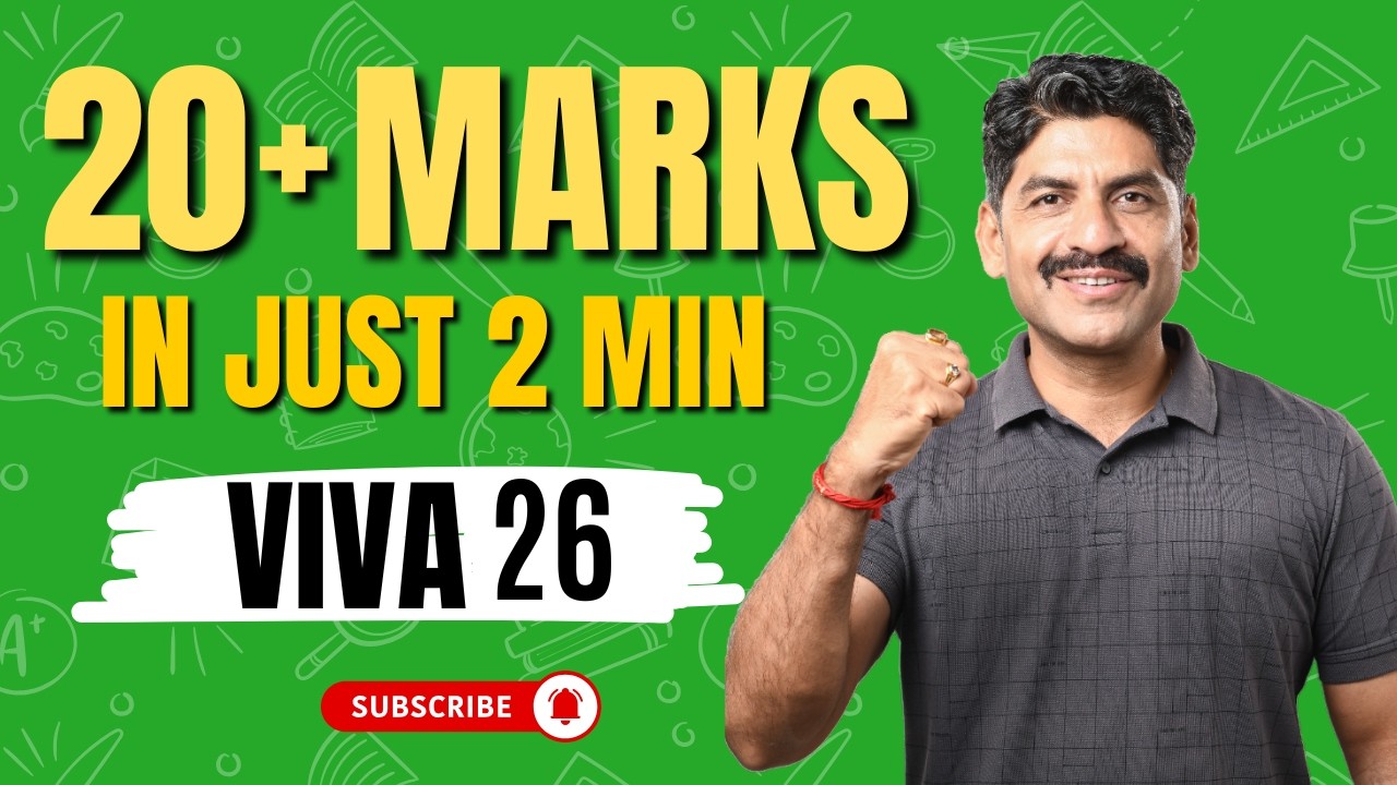 Solve 20+ Questions In Just 2 Minute | Viva 26 | Sahyadri Tutorials | Mahesh Sir#mhtcet2026 #hsc2026