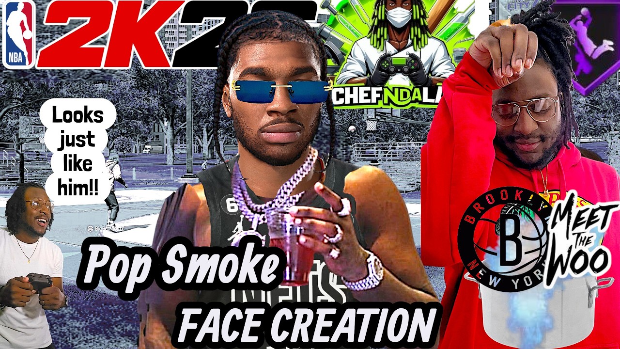 The Realest Pop Smoke NBA 2k26 Face Creation (Chef's Edition) 💪🏾🔥🔥