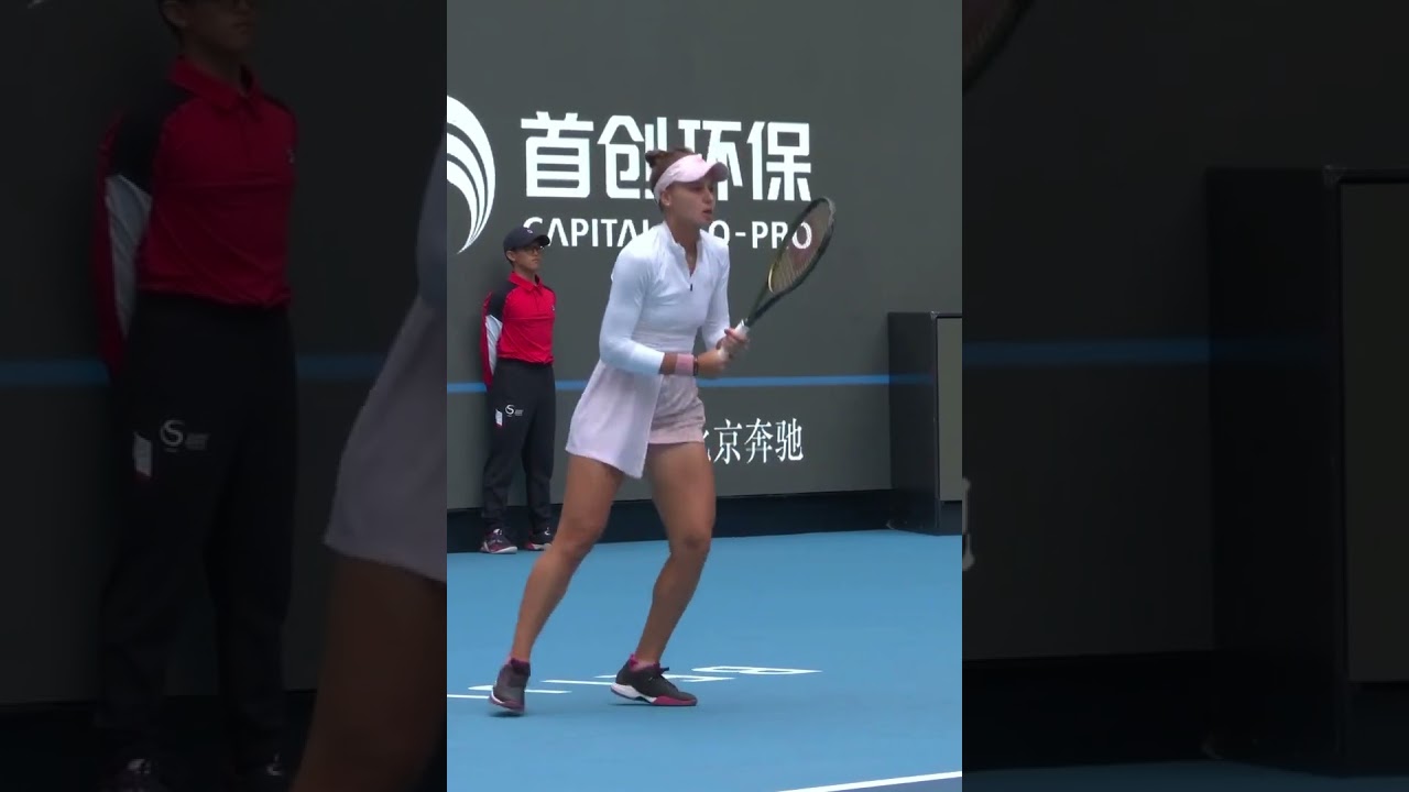 Kudermetova - China Open. Best legs in the Tour? #athlete #sports #tennis