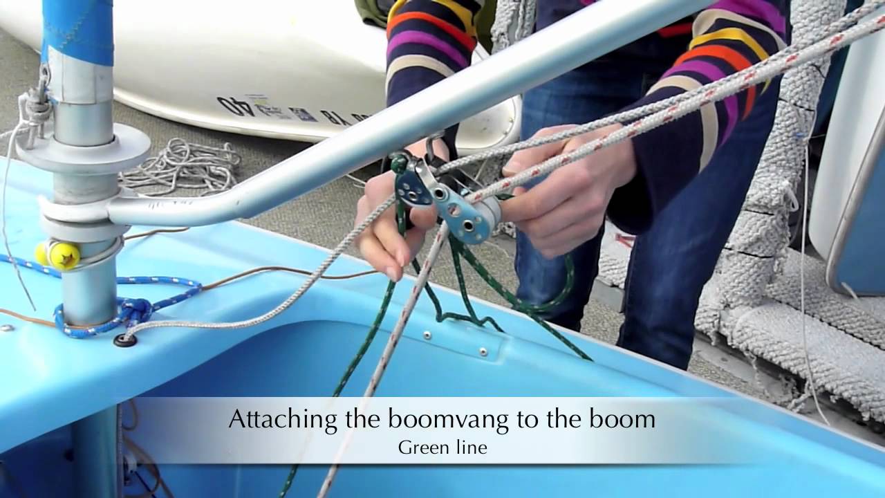 Rigging an Hansa Access Liberty Dinghy 2