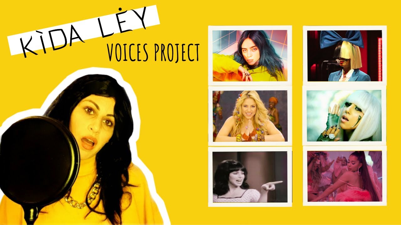 1 Girl - 14 Voices | Kida Ley (Impressions Lady Gaga, Billie Eilish, Sia, Cher, Ariana & others)