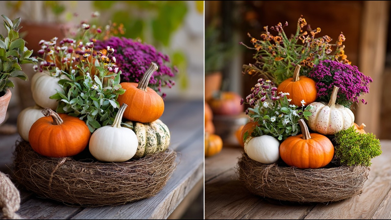 Organic Fall Decor: Easy DIY Natural Decorating Ideas for a Cozy, Rustic Home