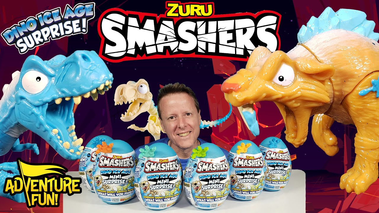 Мини-сюрприз «Ледниковый период» от Zuru Smashers Dino! Обзор редкой игрушки T-Rex T Bones & Dino...