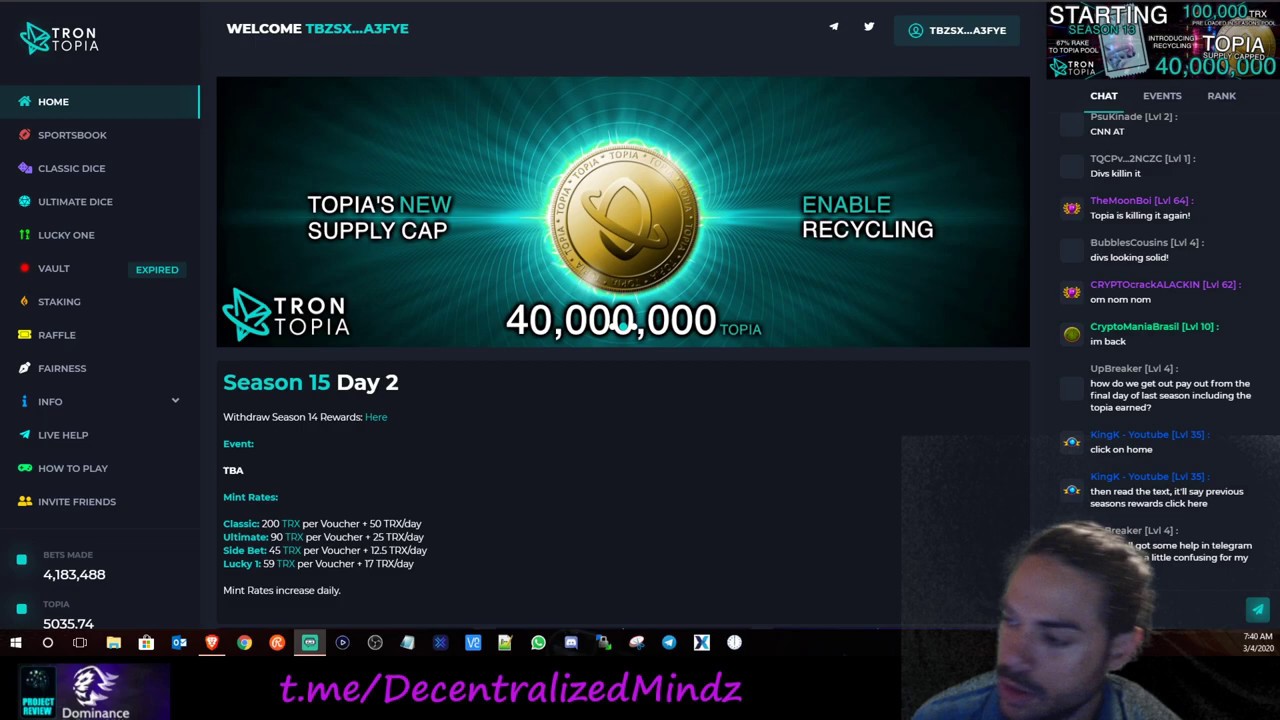 TronTopia Seasons 200K Pool!