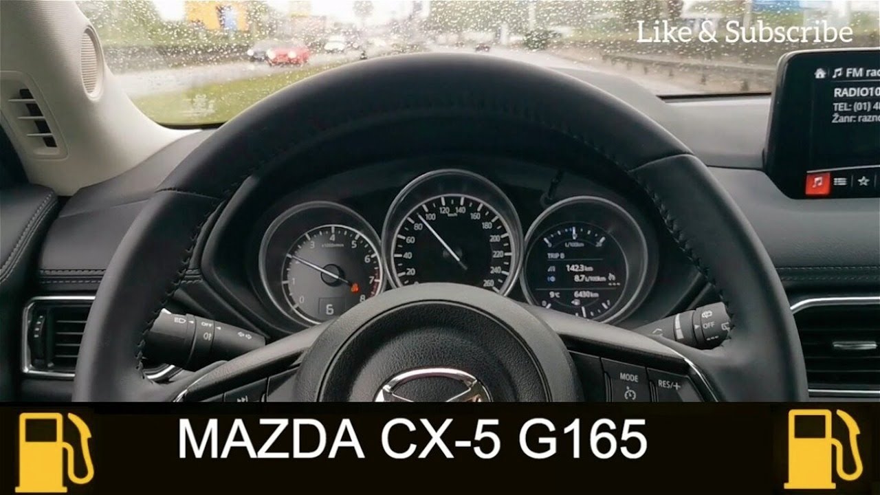 Mazda CX-5 G165 (2021) - consumption on 130 km/h