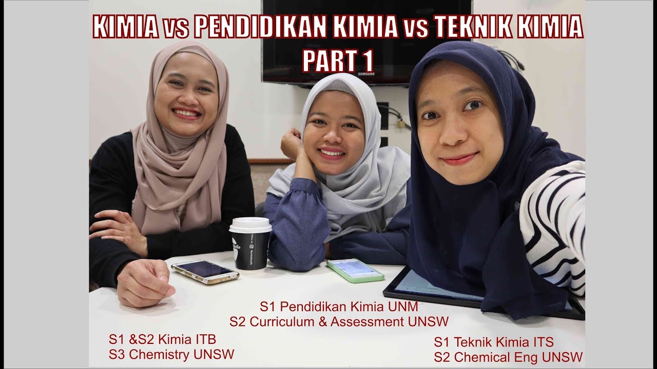 Perbandingan Kuliah Jurusan KIMIA, PENDIDIKAN KIMIA, dan TEKNIK KIMIA [Part 1]