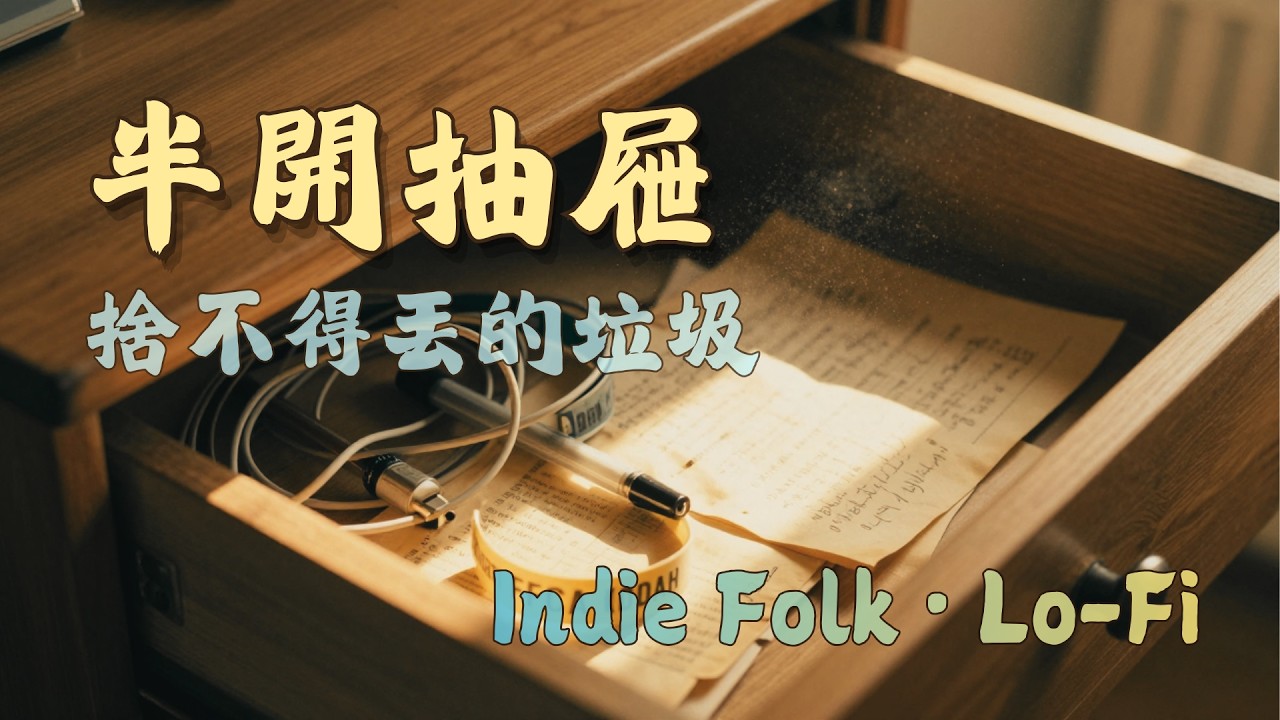 半開的抽屜 🗄️｜給不敢整理回憶的你｜溫柔清理過去｜2025 Indie Folk 療癒