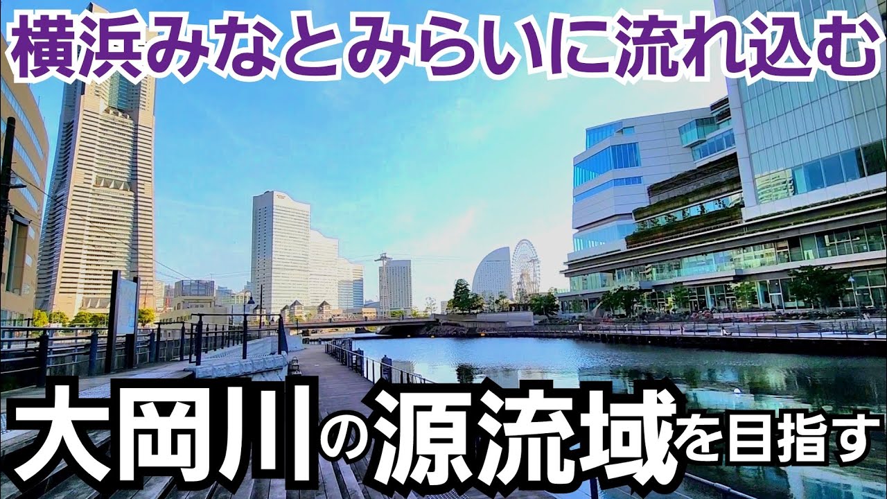 横浜みなとみらいに繋がる大岡川の源流域を目指す！