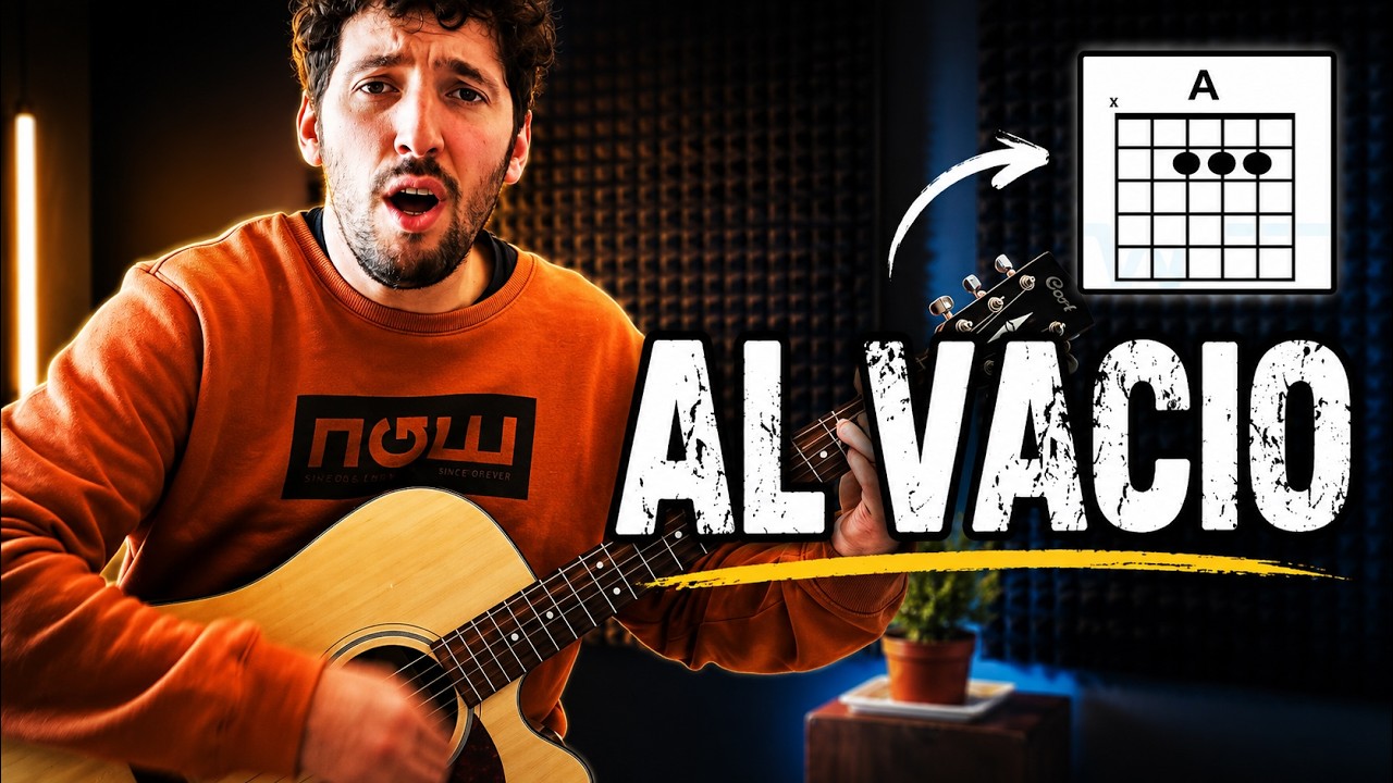 Al vacío | NO TE VA GUSTAR - Cover en guitarra con ACORDES integrados por NachoAste