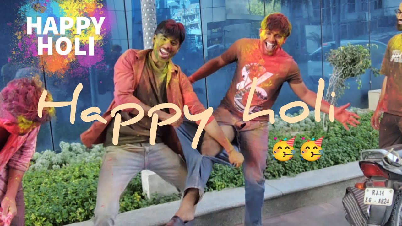 Happy Holi guys 🥳🫟#holi #viral 