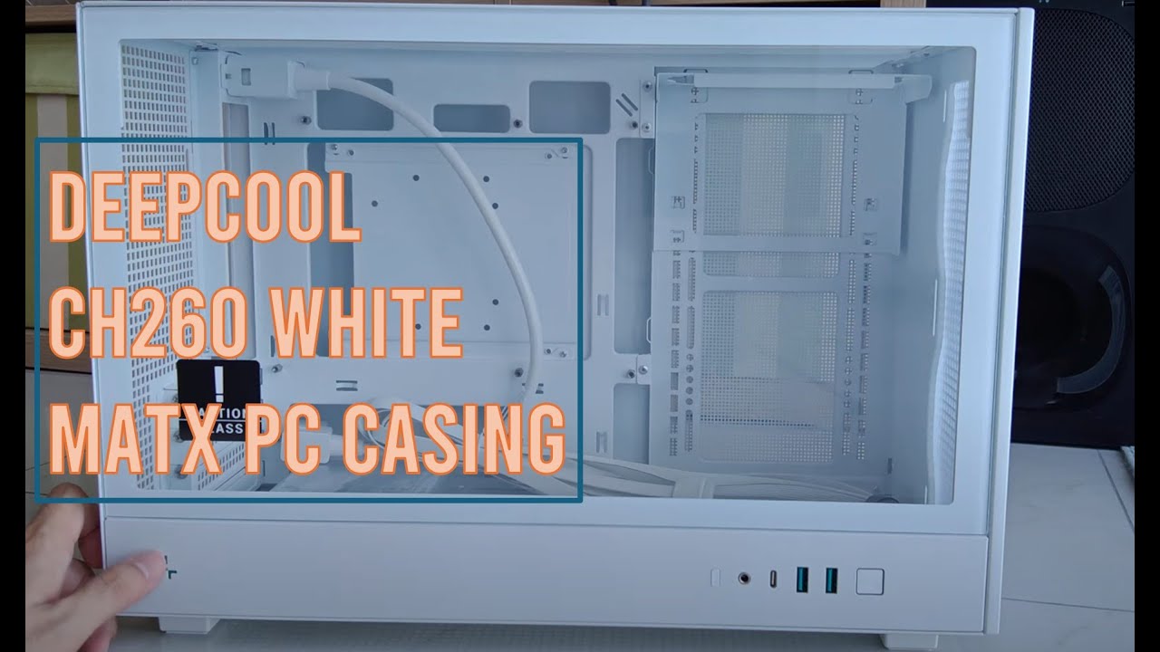 РАСПАКОВКА: Компактный корпус M-ATX для ПК Deepcool CH260 (белый) и первое впечатление — он прекр...