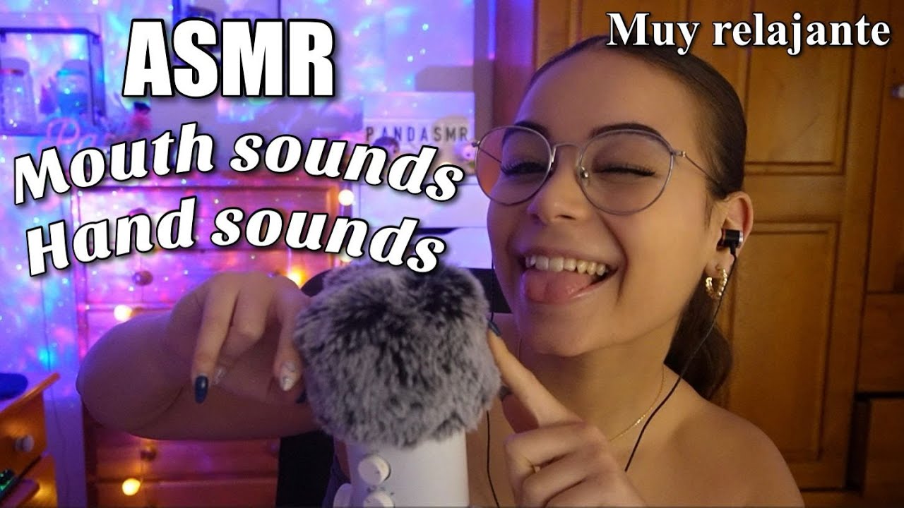 ASMR MOUTH SOUNDS + HAND SOUNDS👄😴| ASMR Muy relajante en español para dormir | Pandasmr