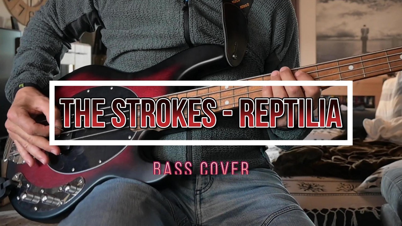 The Strokes - Reptilia - Bass Cover