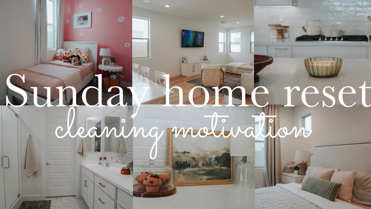 SUNDAY HOME RESET || CLEANING MOTIVATION || CLEAN WITH ME 2025