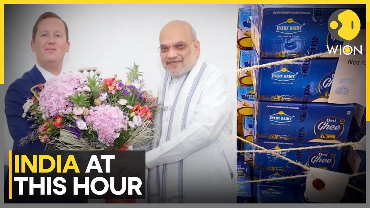 US Ambassador Sergio Gor Meets Amit Shah | FSSAI Seizes 6,500 Litres Of Adulterated Ghee | WION