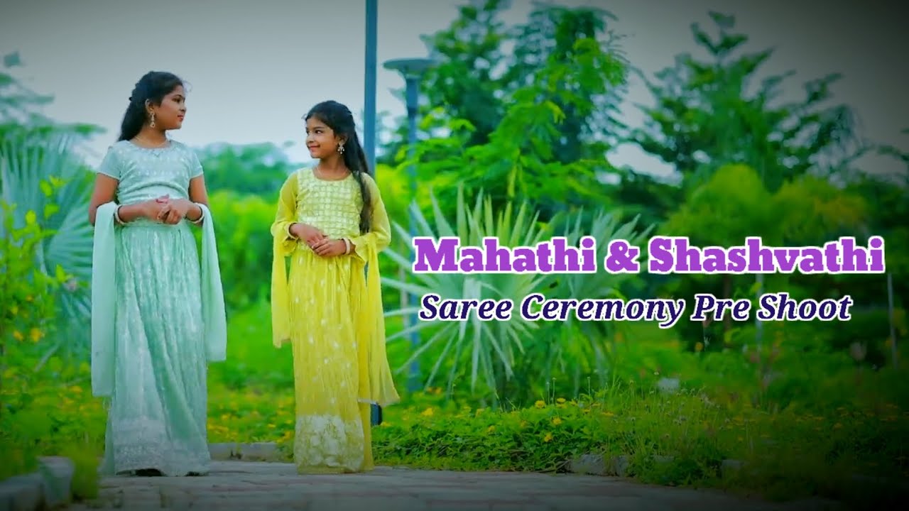 Mahathi & Shashvatha Half Saree Shoot Video