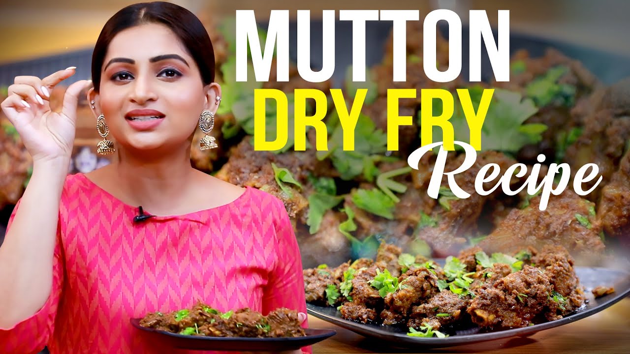 Nakshathra Nagesh | Mutton Dry Fry | Special Recipe
