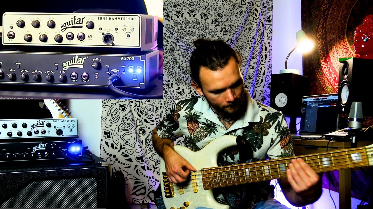 Aguilar Tone Hammer 500W vs. AG 700W Bass Cabinet Head [Demo & Review]