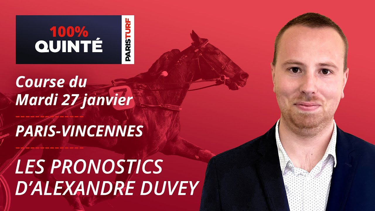 Pronostics Quinté PMU - 100% Quinté du Mardi 27 janvier à Paris-Vincennes