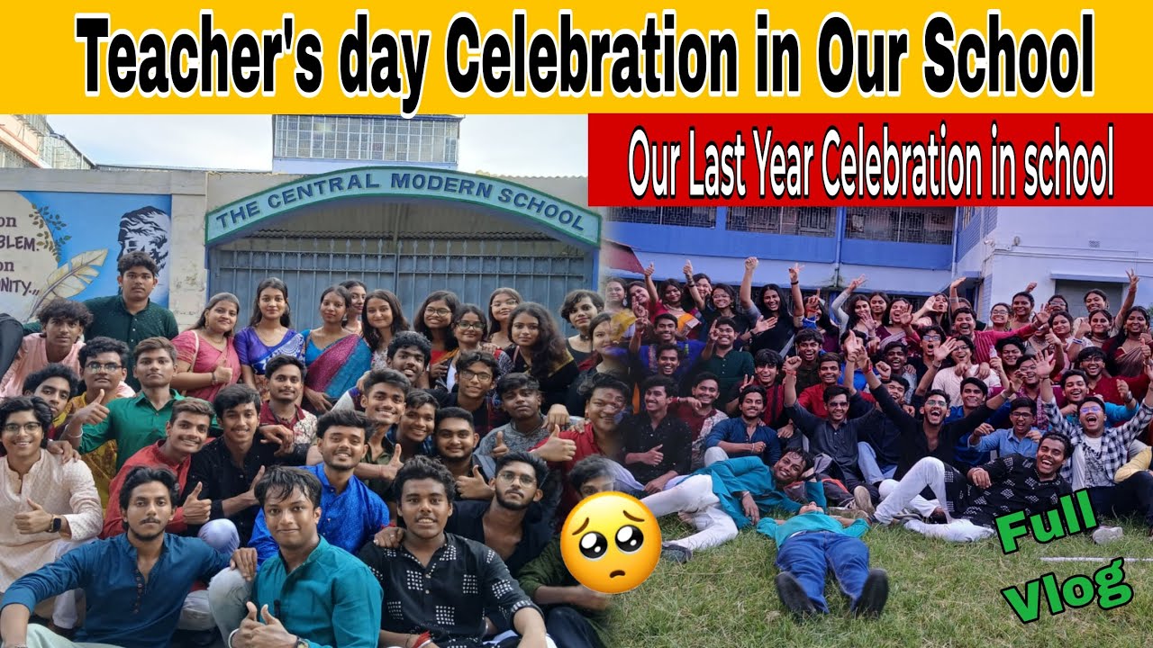Teacher's day celebration in our School| The Central Modern School Barasat| Class 12 | Batch 2025-26