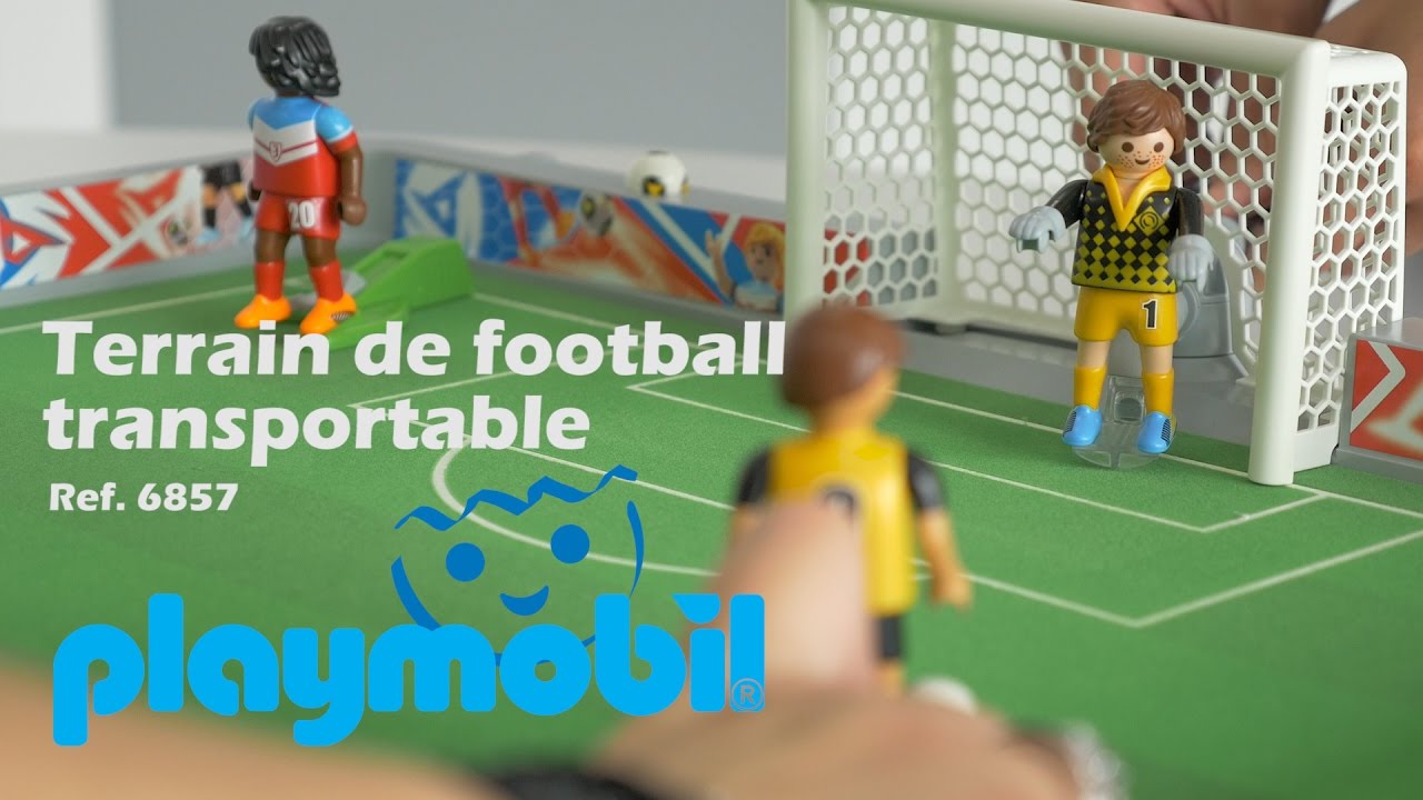 Playmobil Le terrain de football transportable (6857) - Démo en français