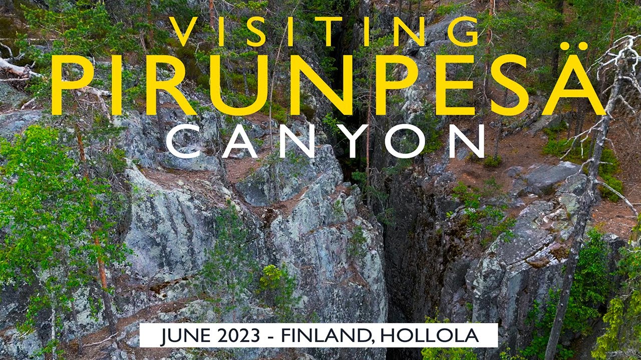 Hollola Nature Visit: Pirunpesä Canyon, June 2023, Finland [4K]
