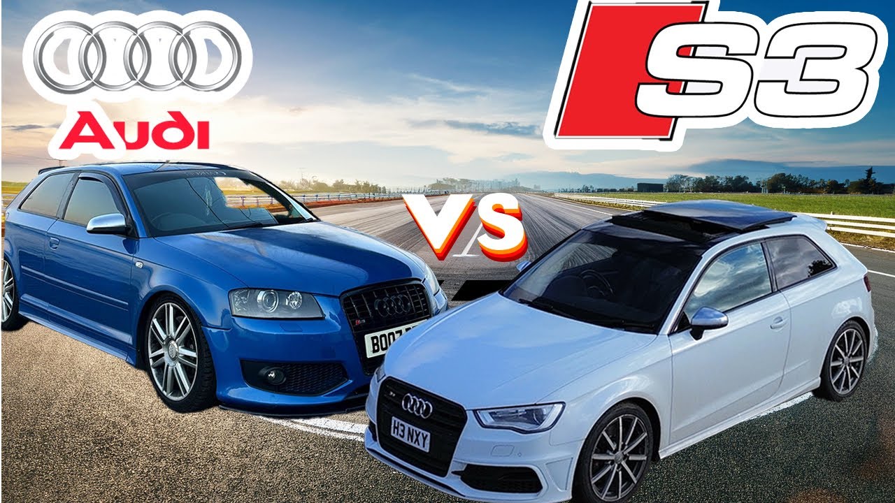 Audi S3 8V Vs Audi S3 8p Which Ones Faster  Over a 1/4 Mile and Roll Race