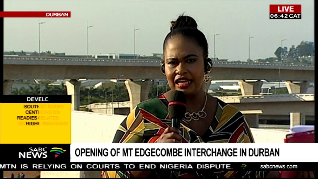 Opening of Mt Edgecombe interchange in Durban