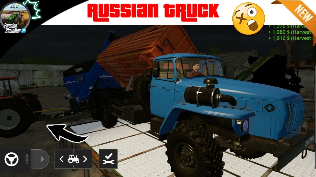 Farming simulator 20 | Russian Truck / Soyabean sell