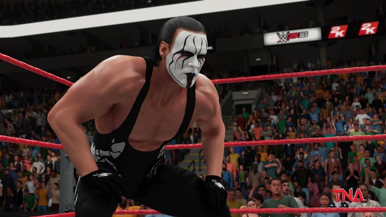 AJ Styles vs Sting - TNA Bound For Glory 2009 - TNA World Heavyweight Title - WWE 2K18 PS4 PRO - HD