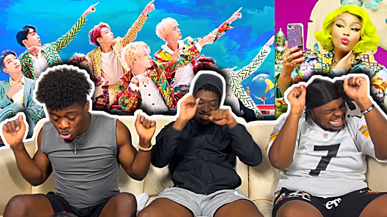 РЕАКЦИЯ на официальный клип BTS - IDOL (при участии Ники Минаж)!