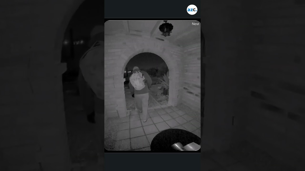 Video shows armed and masked intruder at Nancy Guthrie's front door