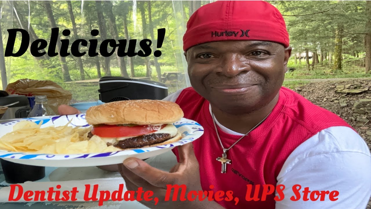 Living In A Minivan | Cheese Burger Dinner |   Dentures Update | Movies | UPS Store