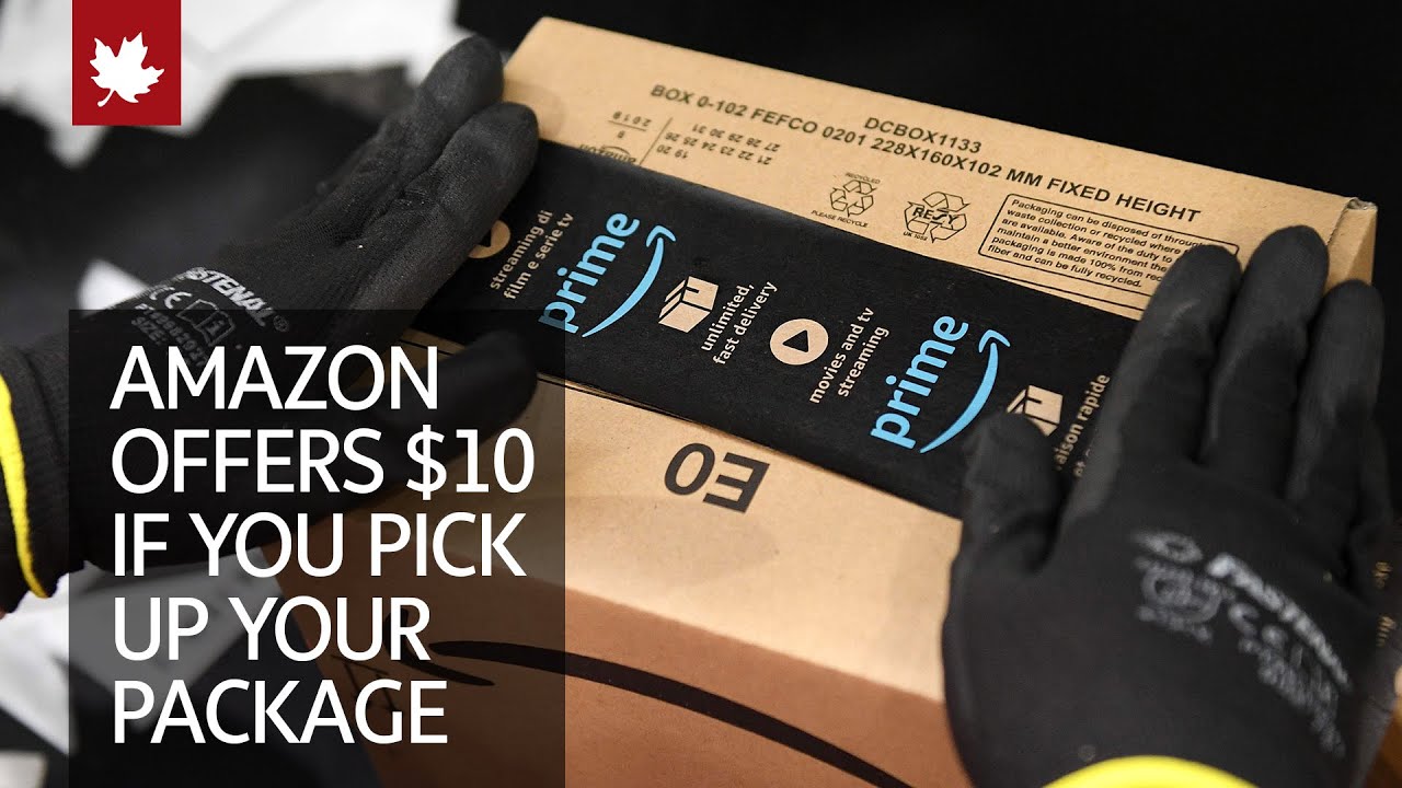 Amazon offers $10 if you pick up your package