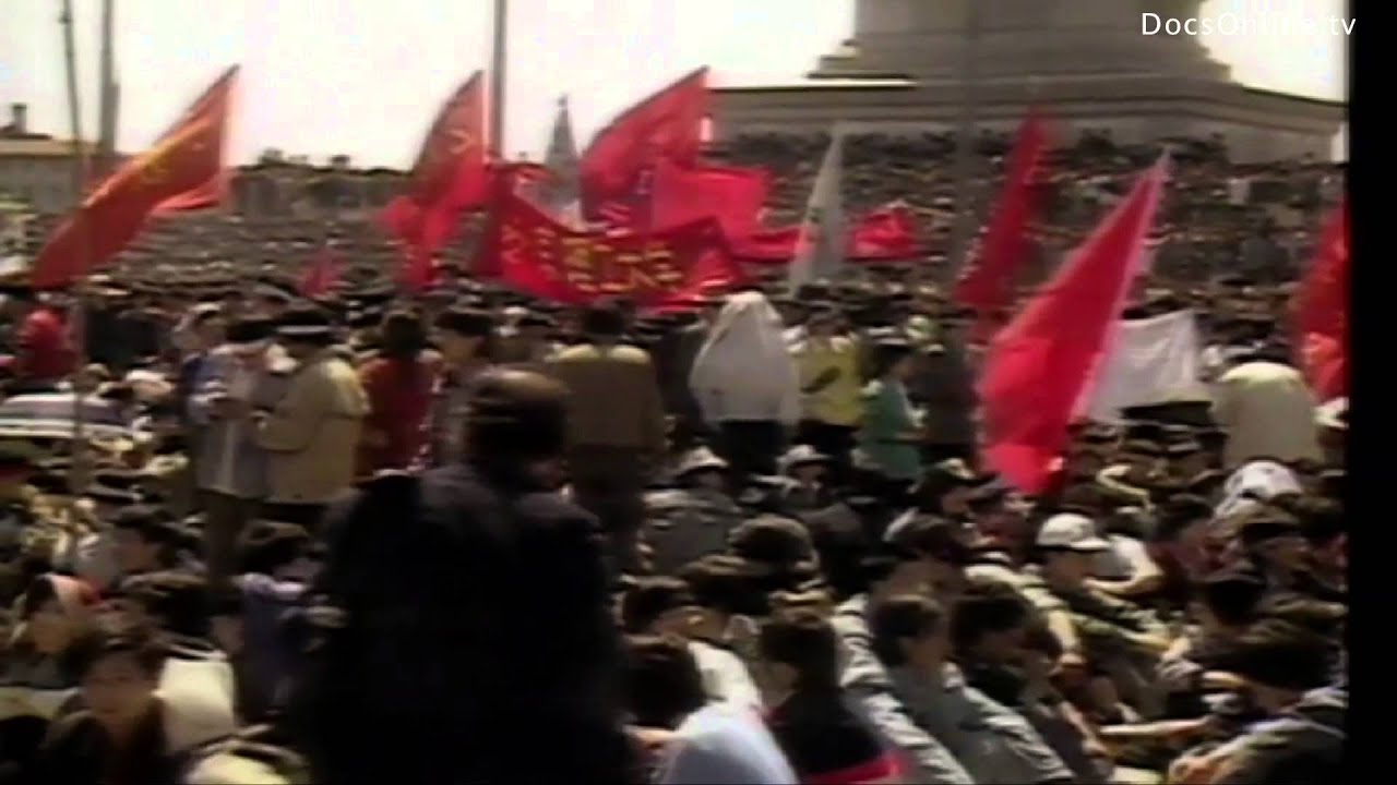 Student protest China: Tiananmen Square 1989