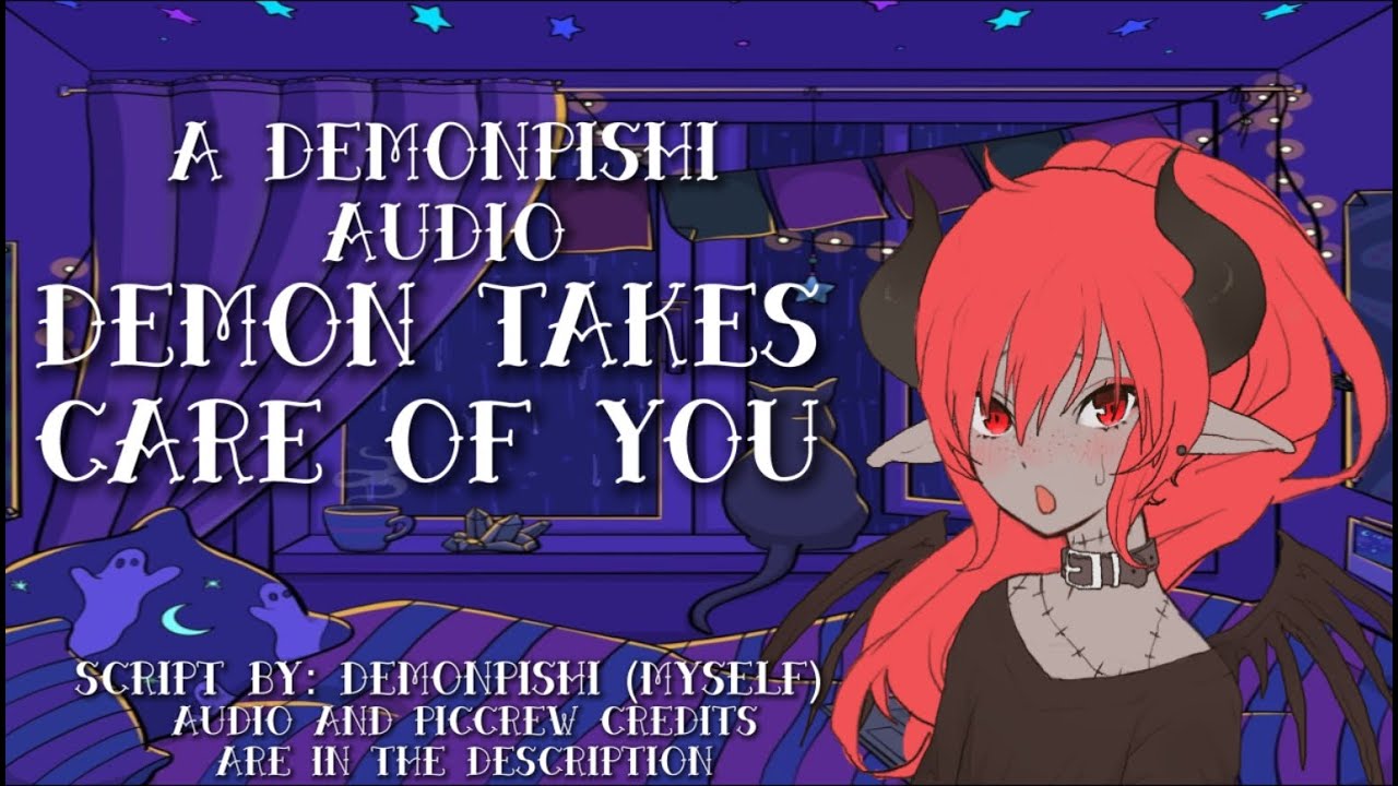 Demon Takes Care Of You [Pt 1?] [F4A] [F4M] [F4F] [sick comfort] [sleep aid] [strangers to lovers?]