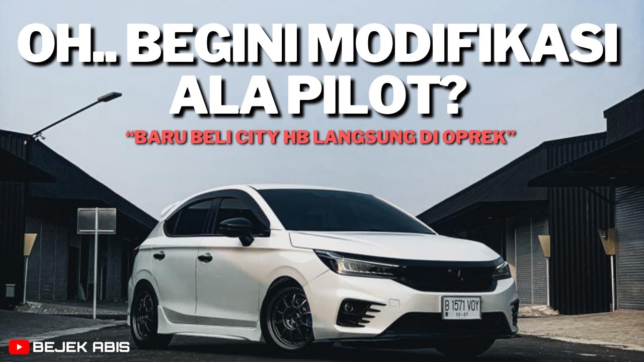 MODIFIKASI CITY HATCHBACK SPORTY & KLIMIS