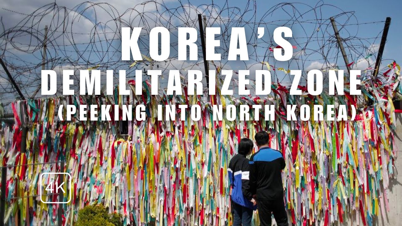 Korea's Demilitarized Zone (DMZ) & Peeking into North Korea! [4K]
