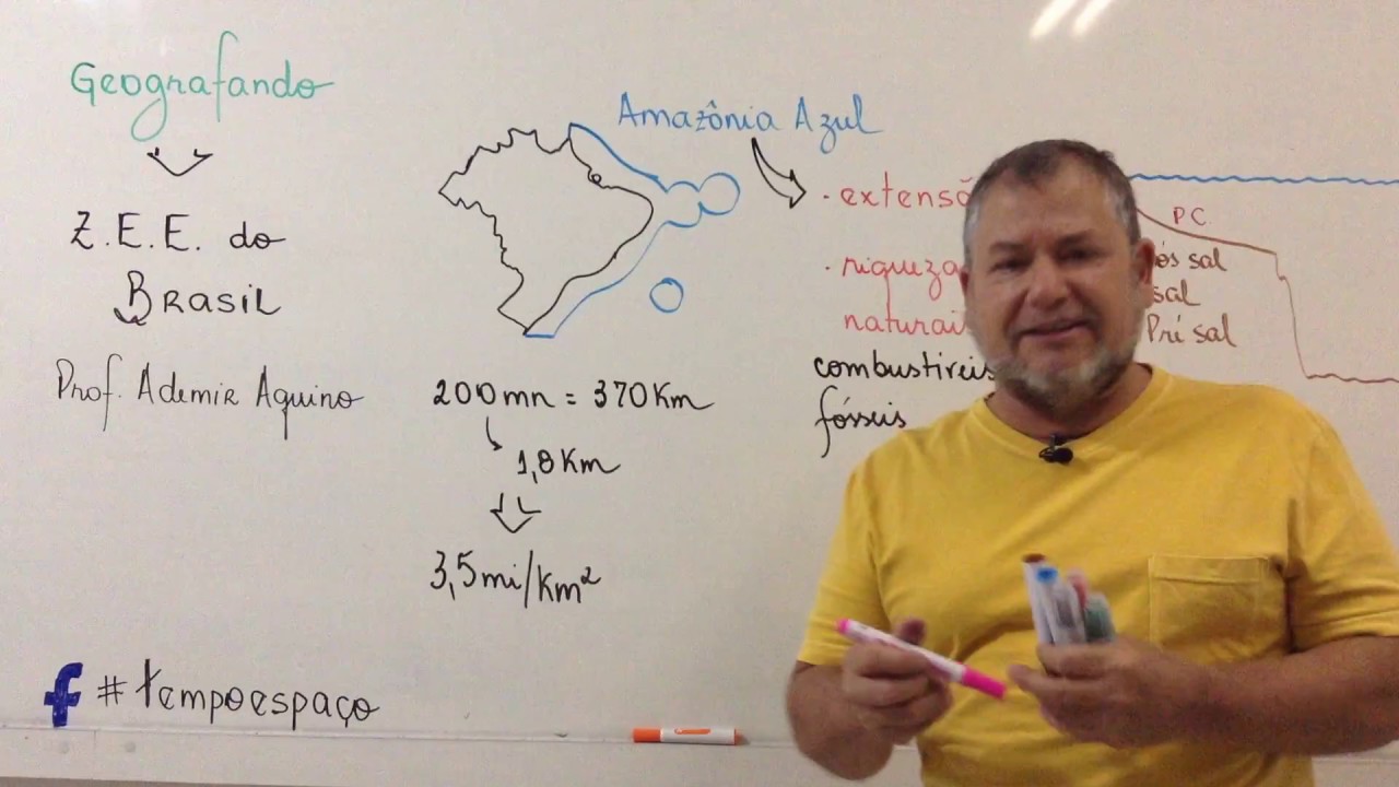 Geografia: Z.E.E. DO BRASIL (AMAZÔNIA AZUL). Professor Ademir Aquino