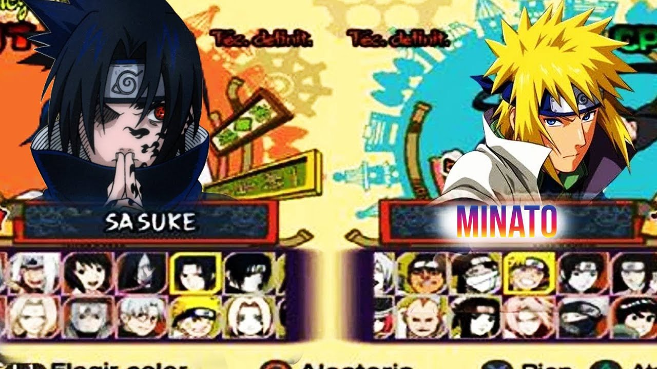Naruto Shippuden Ultimate Ninja 5 como conseguir liberar o  Sasuke e minato